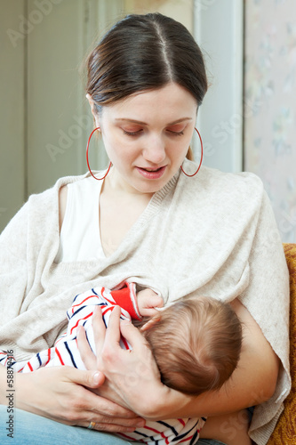 Nursing three-month baby © JackF