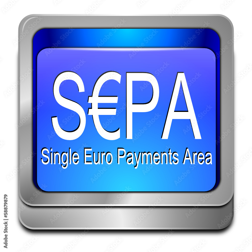 SEPA - Single Euro Payments Area - Button SEPA - Single Euro Payments Area - Button