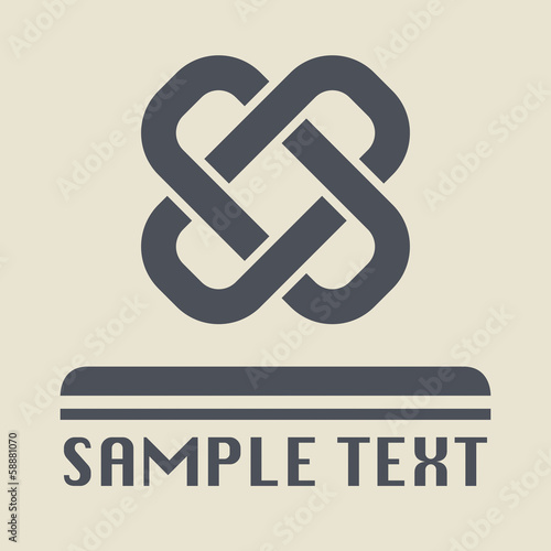 Rings icon or sign, vector illustration