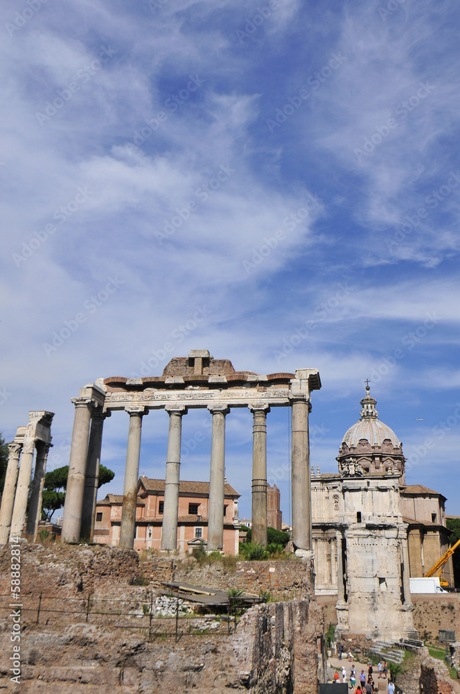 Rome, The Roman Forum, Italy, Europe
