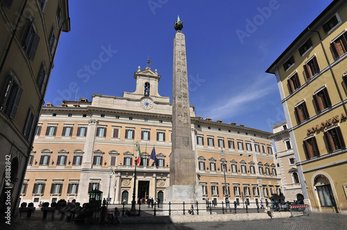 Montecitorio Palace: Italy Chamber of Deputies in Rome