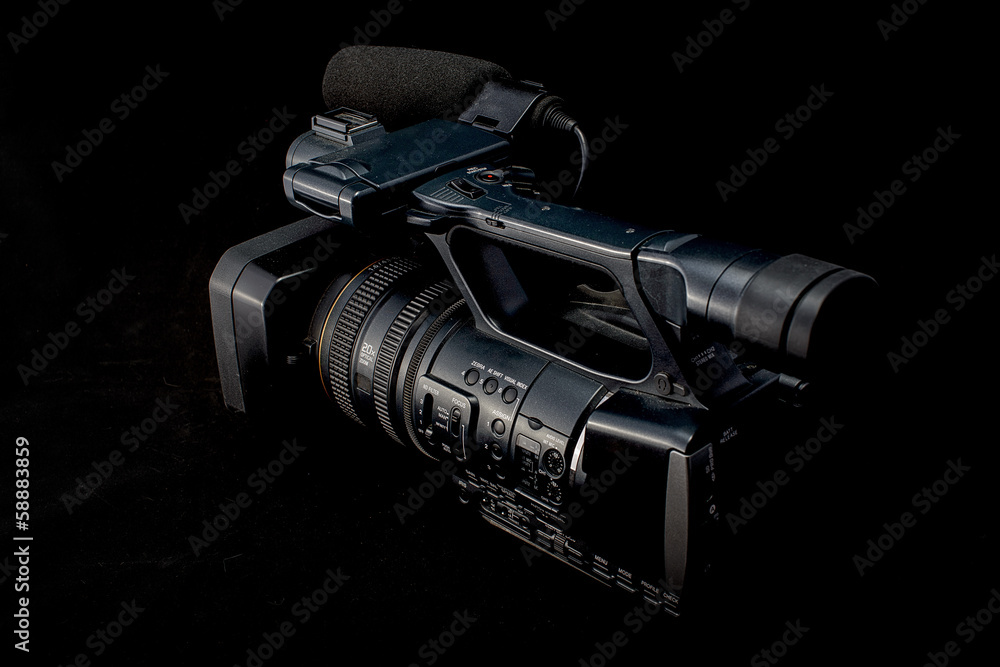 Naklejka premium modern camcorder