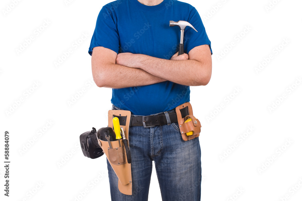Blue collar worker. Blue collar worker.
