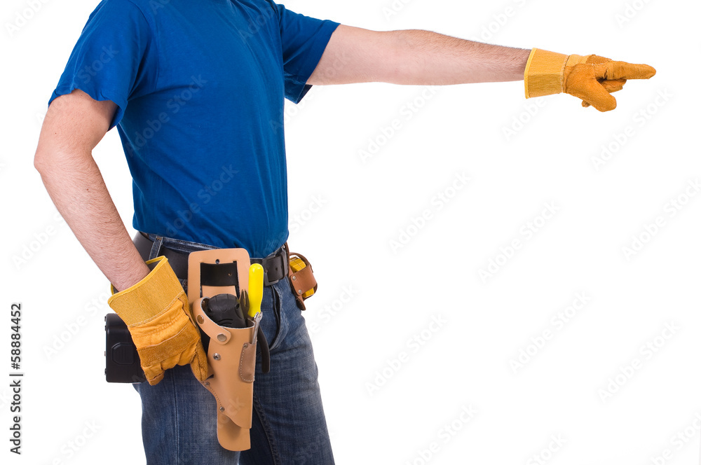 Blue collar worker. Blue collar worker.