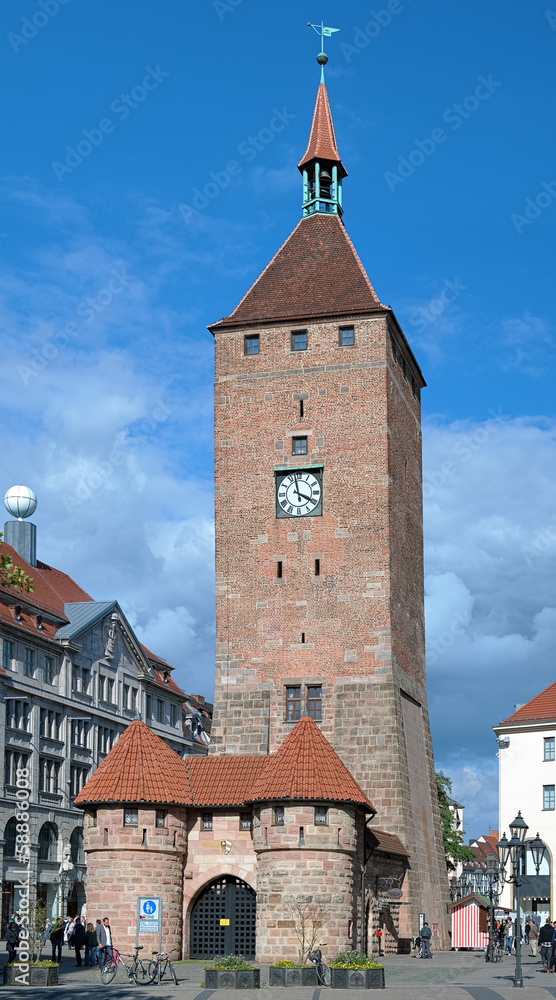 Weisser Turm in Nuremberg, Germany