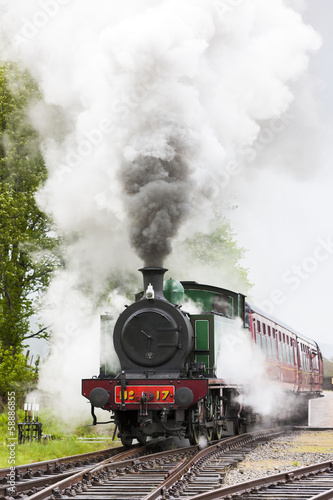 steam train, Strathspey Railway, Highlands, Scotland