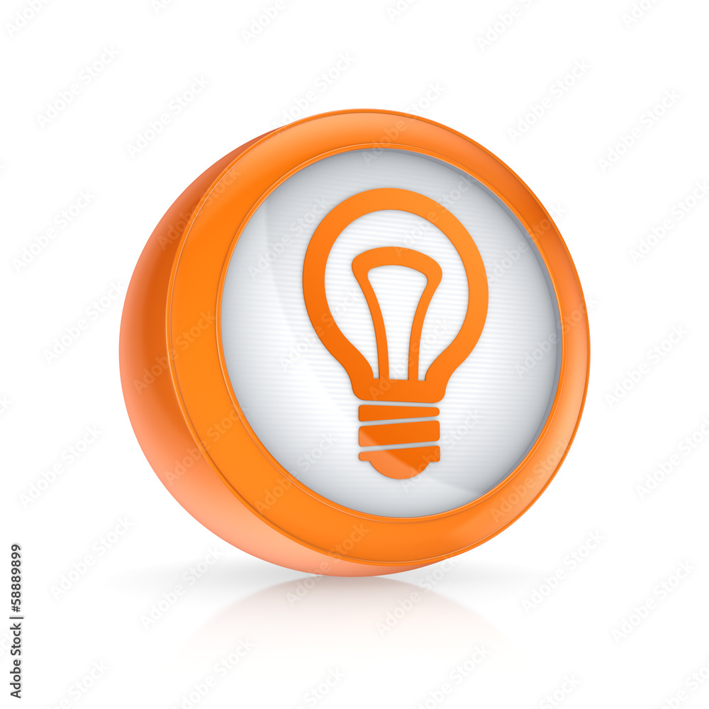 Bulb icon. Bulb icon.