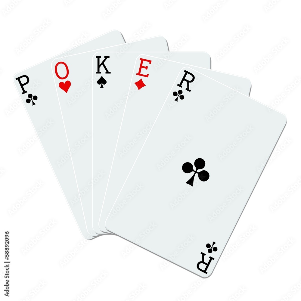 Obraz premium Cartes poker