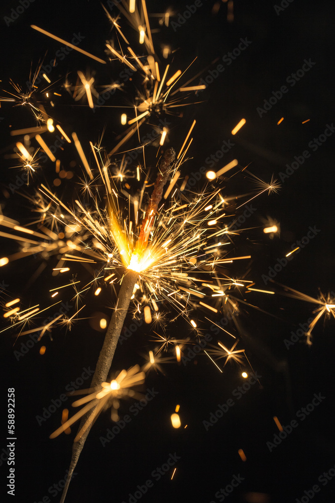 bright sparklers