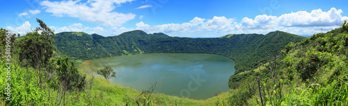 lake in volcanic crater