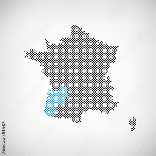 Frankreich Region Aquitanien