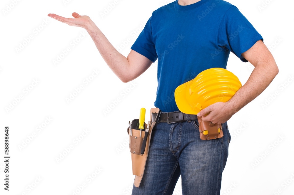 Blue collar worker. Blue collar worker.