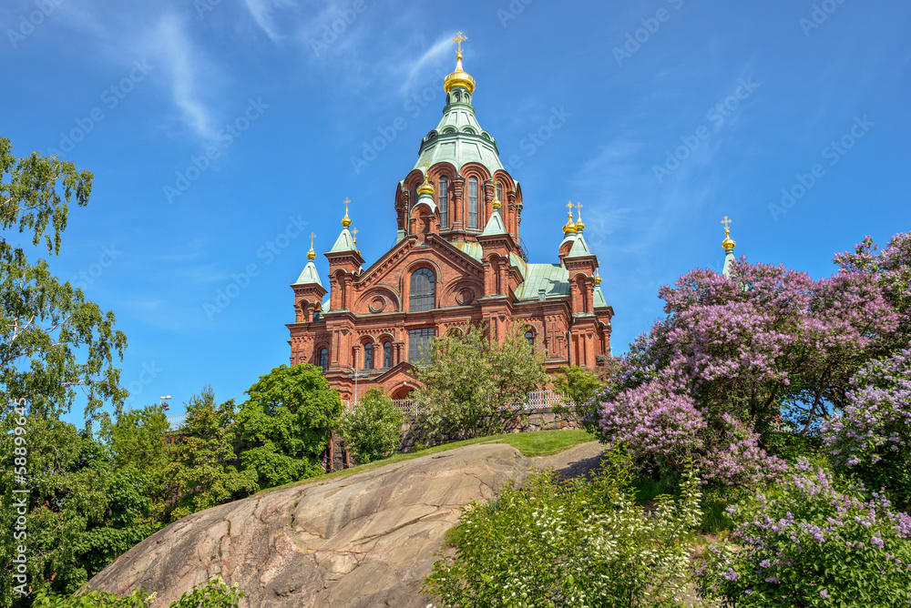 Uspenski cathedral in Helsinki, Finland