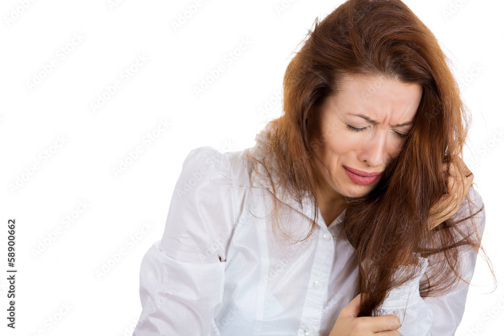 Woman crying Woman crying