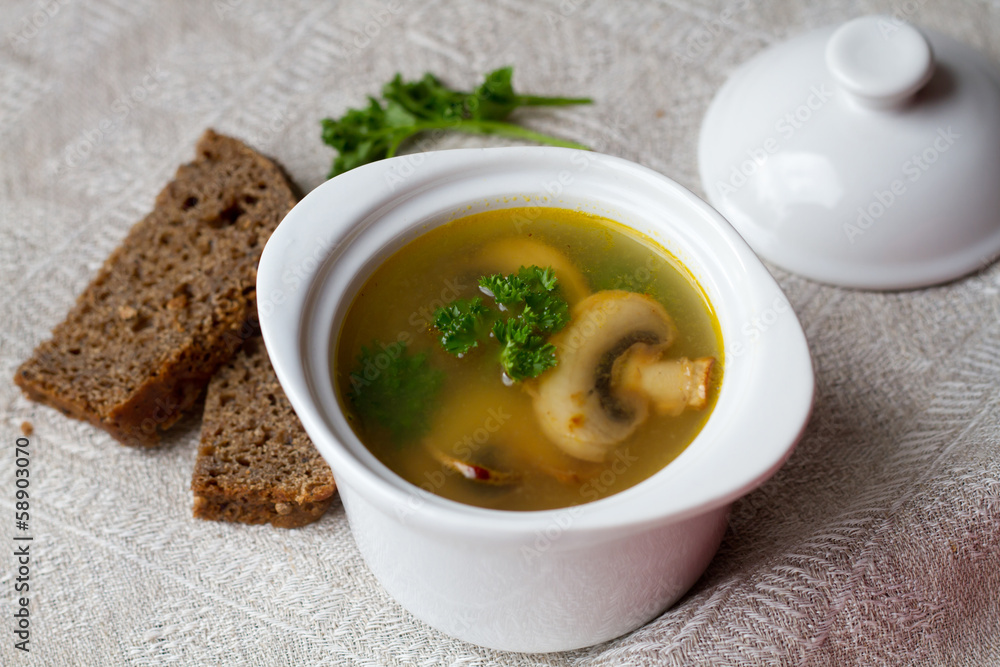 Mushroom soup Mushroom soup