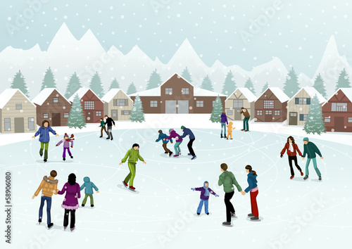 the ice rink
