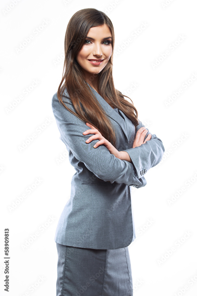 Beautiful smiling business woman Beautiful smiling business woman
