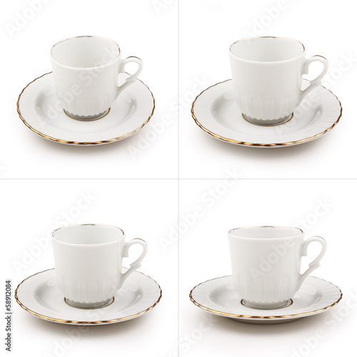Turkish coffee cup set - Stock Image