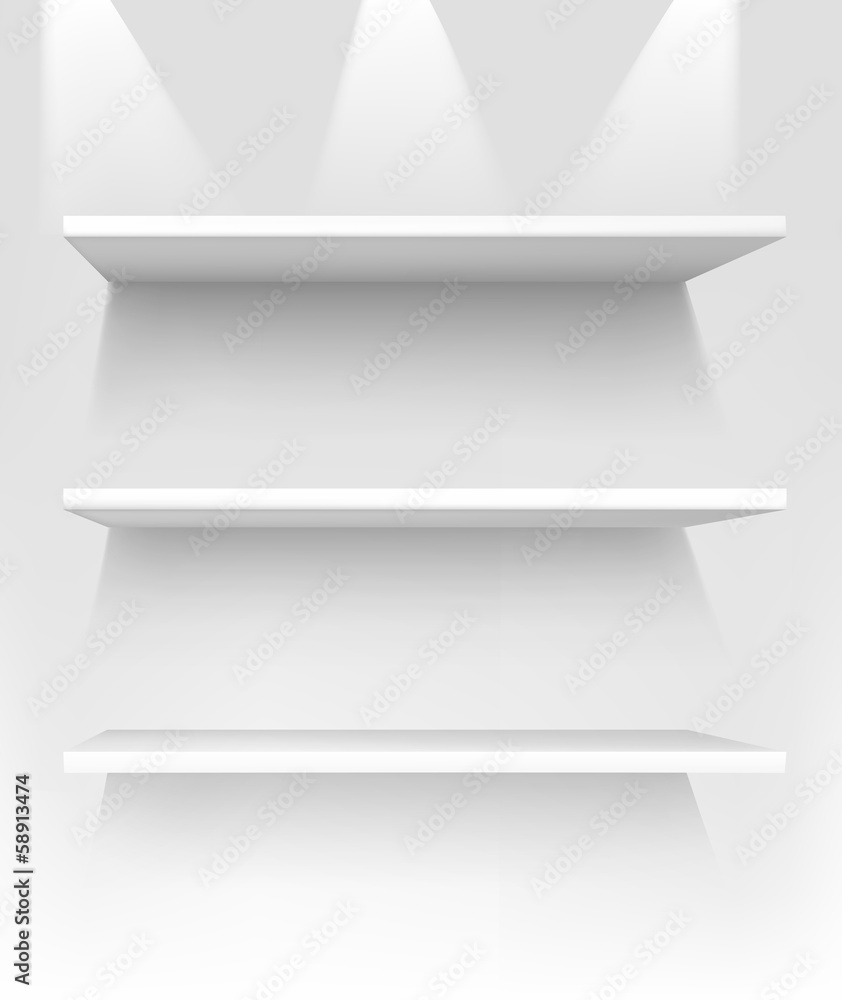 blank shelf blank shelf