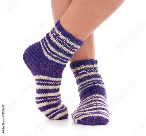 Knitted socks