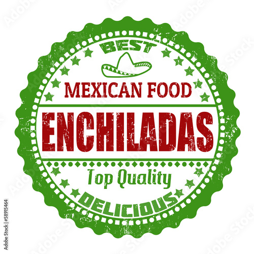 Enchiladas stamp