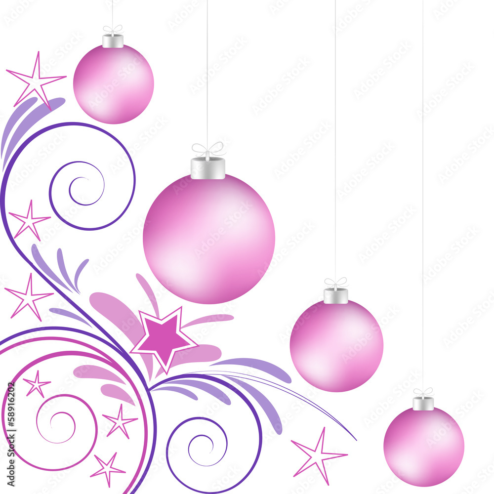 decorazione palline di natale e stelline decorazione palline di natale e stelline