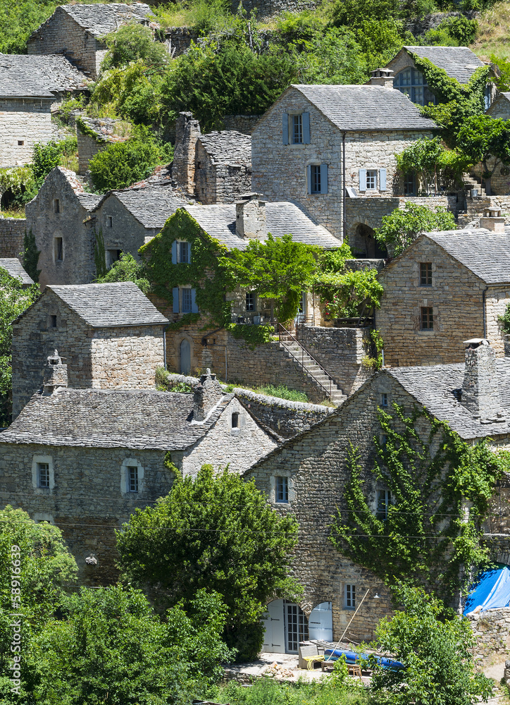 Gorges du Tarn, village