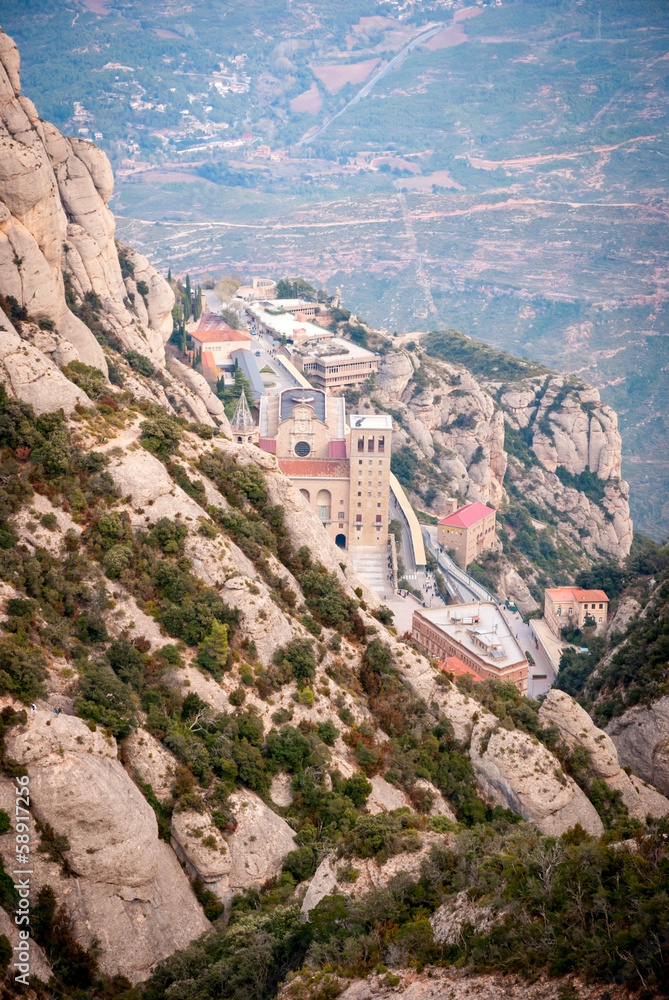 Monastery of Montserrat near Barcelona, Spain