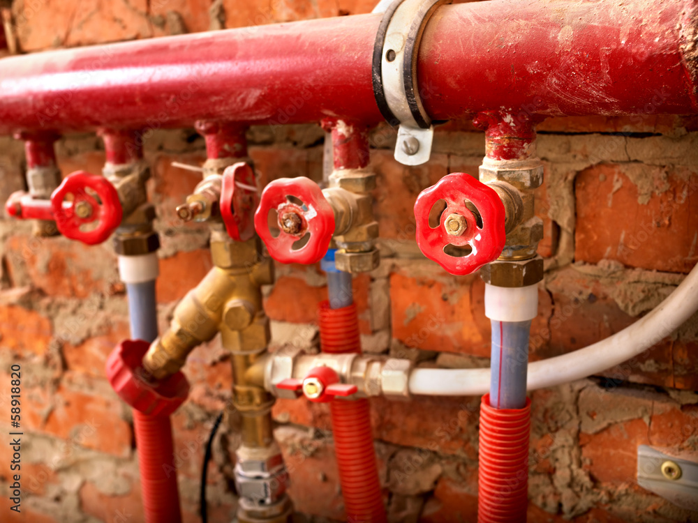 Heating system with a special tool