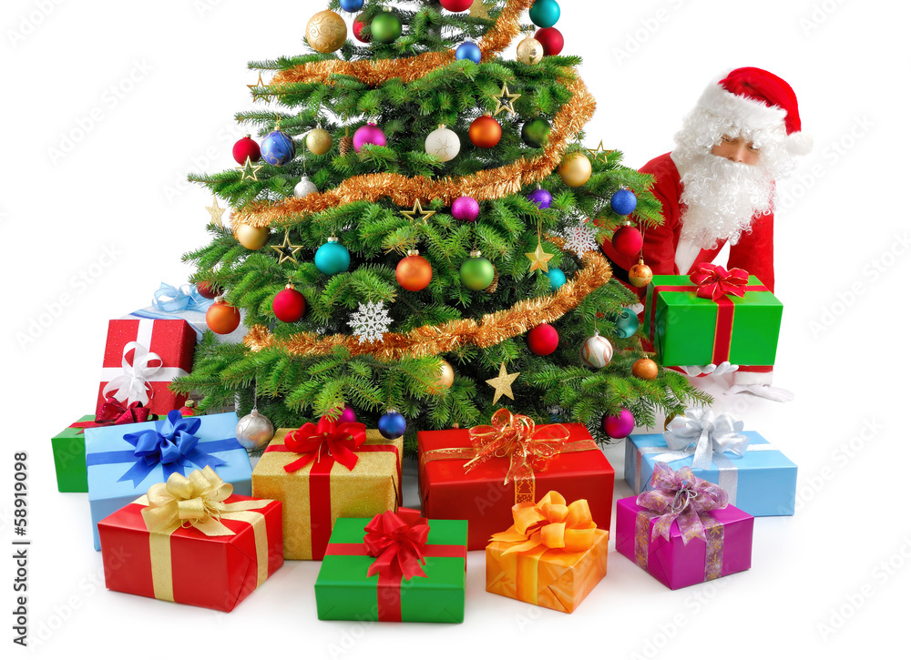 Der Weihnachtsmann bereitet die Geschenke vor Der Weihnachtsmann bereitet die Geschenke vor