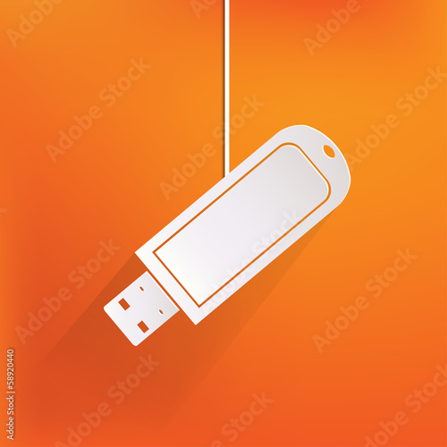 Usb flash drivo web icon