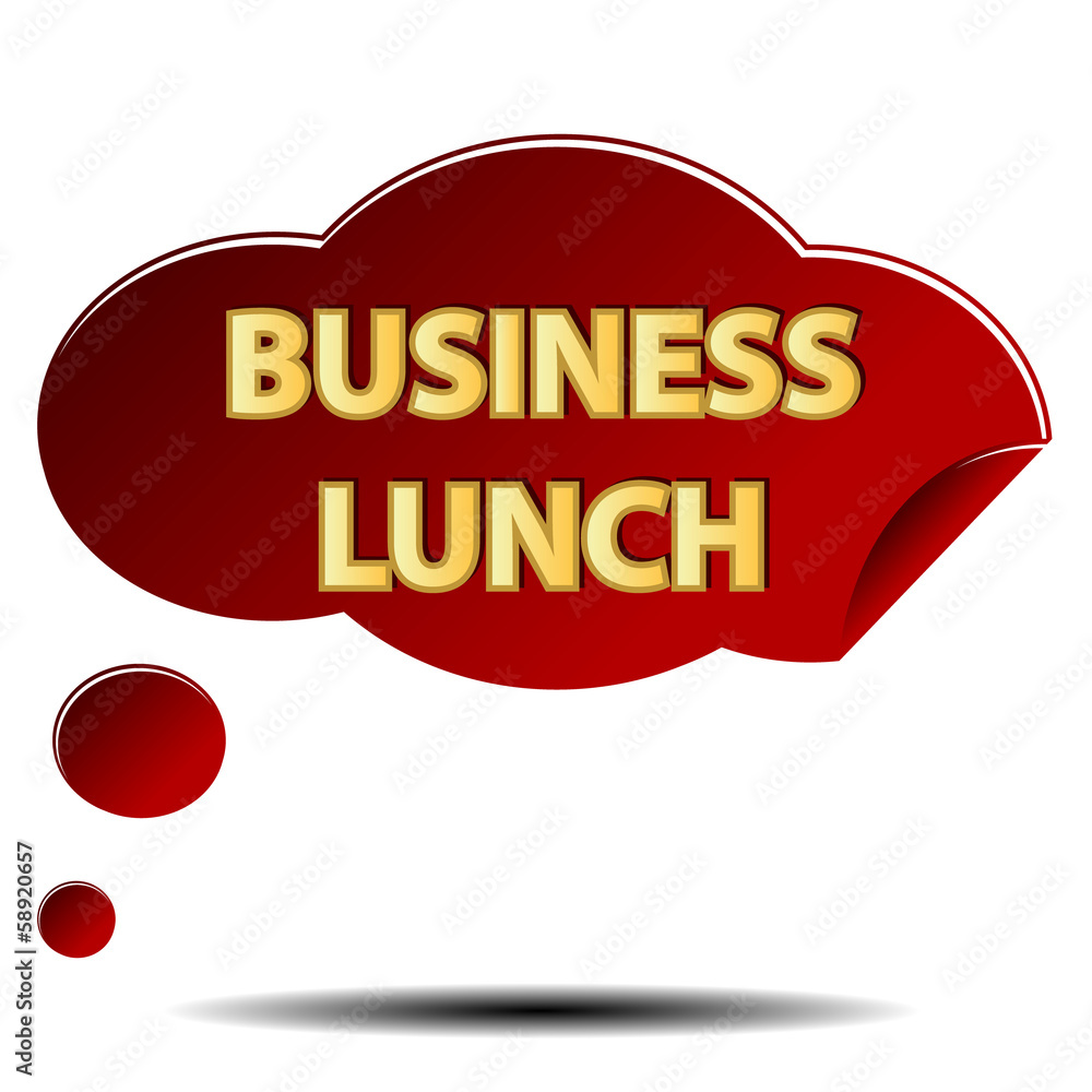 Business lunch logo Business lunch logo