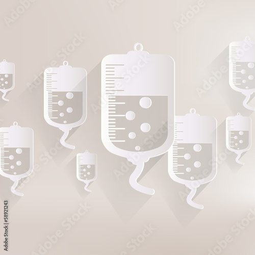 Medical dropper web icon