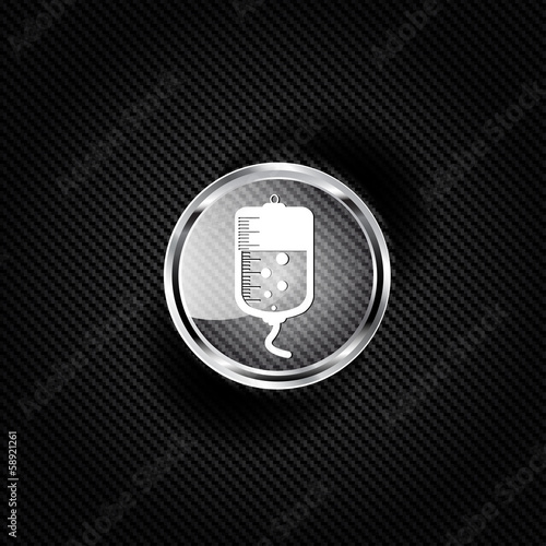 Medical dropper web icon