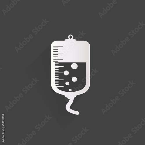 Medical dropper web icon