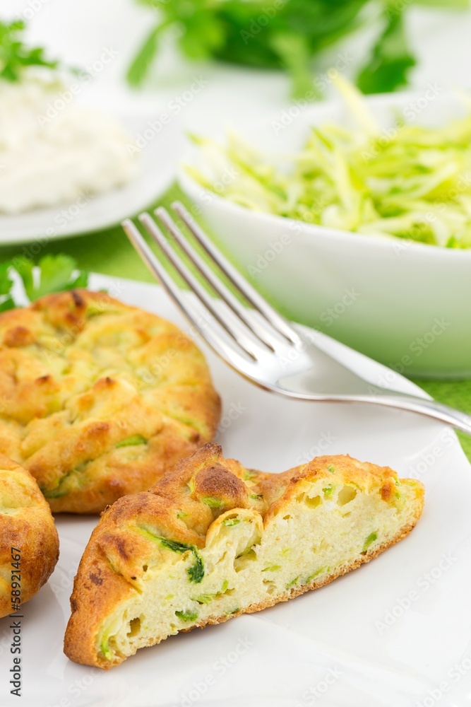chops with zucchini and ricotta chops with zucchini and ricotta