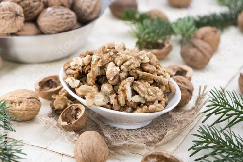 Obraz Świeża porcja orzechów włoskich