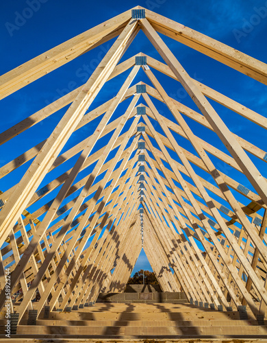 new home currently under construction  