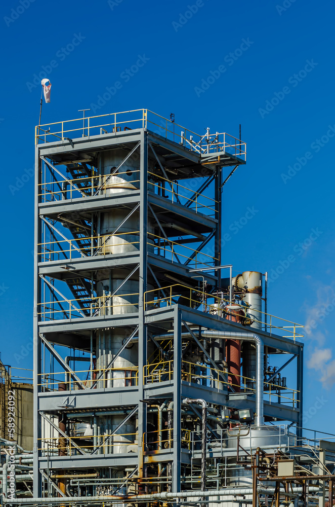 industrial plant on a sunny day industrial plant on a sunny day