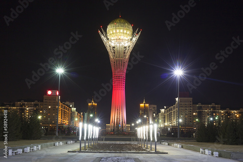 Downtown of Astana city - the capital of Kazakhstan