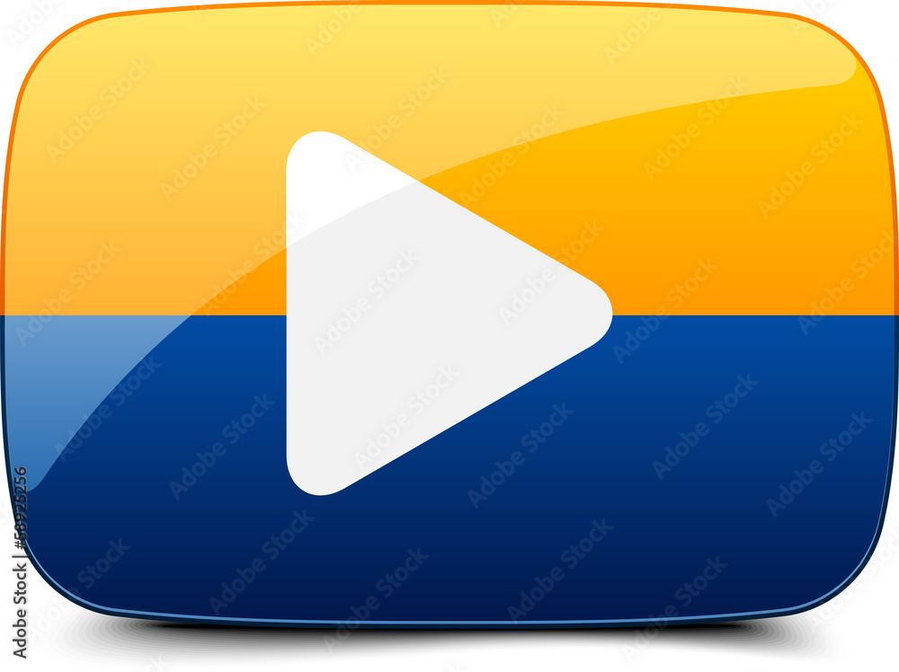 Play button (Ukrainian flag)