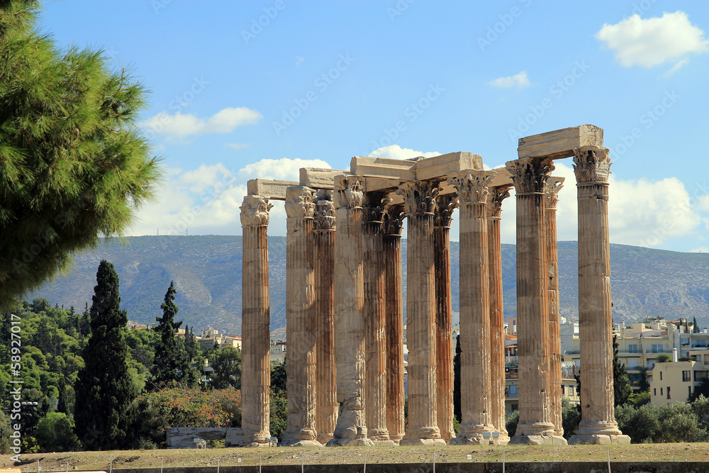 Ruin of Temple of Olympian Zeus