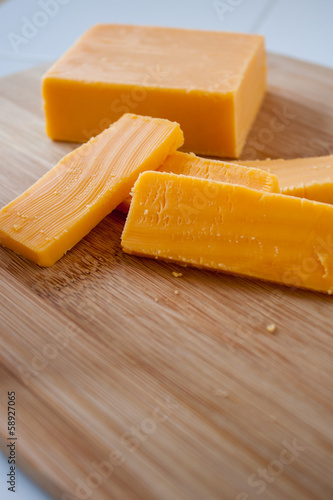 Cheddar Cheese Block and Slices