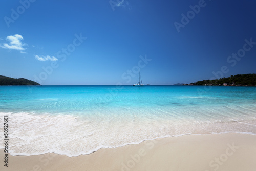 Anse Lazio beach at Praslin island  Seychelles