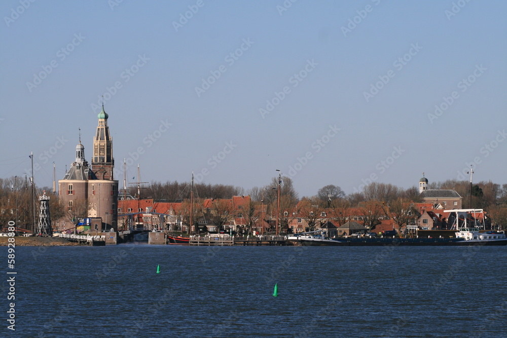 View on Enkhuizen , the netherlands.