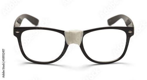 Black Nerd Glasses photo