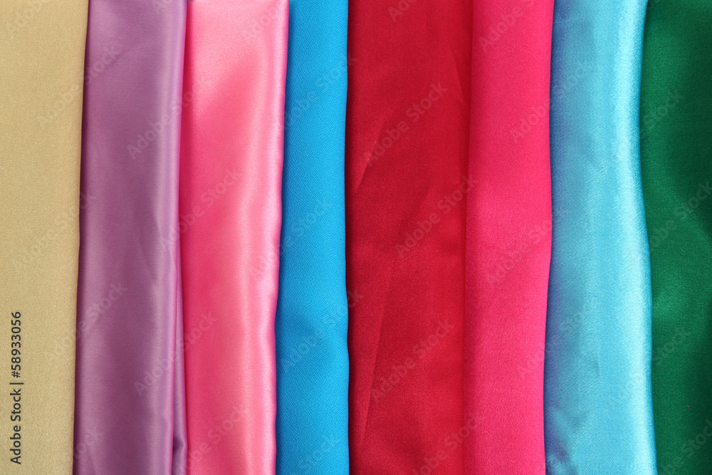 heap of cloth fabrics, close up heap of cloth fabrics, close up