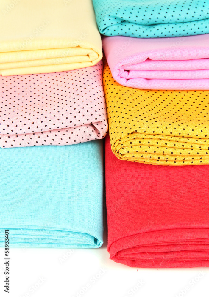 Cloth fabrics close up Cloth fabrics close up