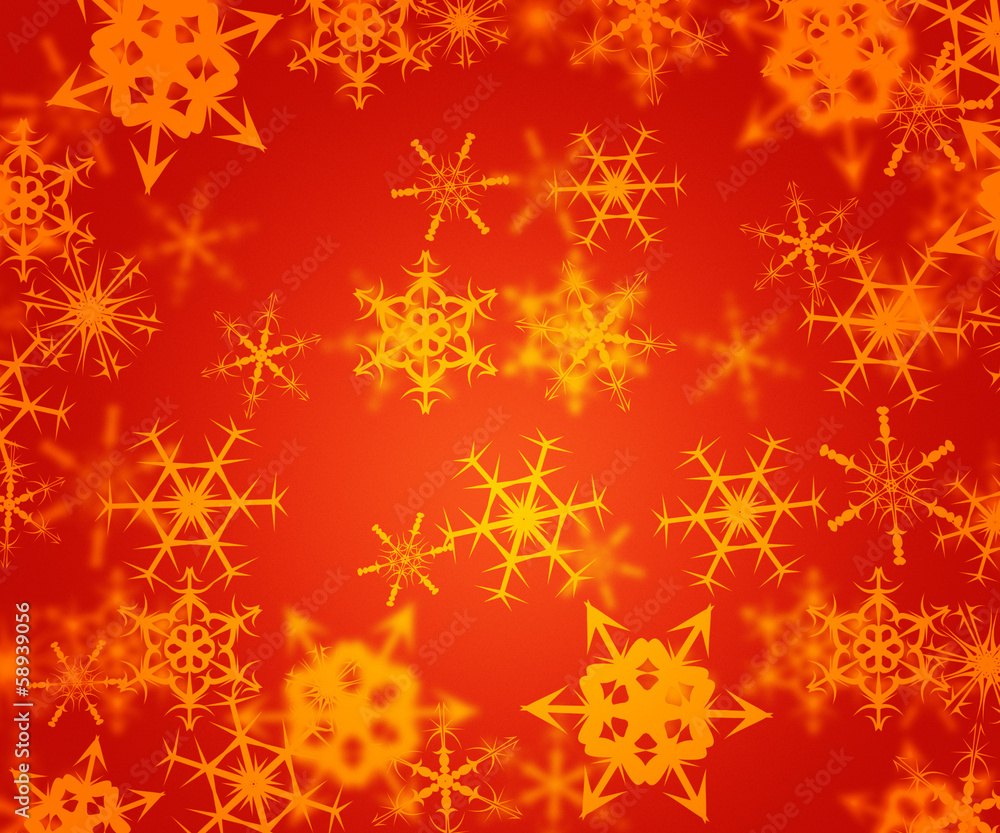 Orange Abstract Winter Background Orange Abstract Winter Background