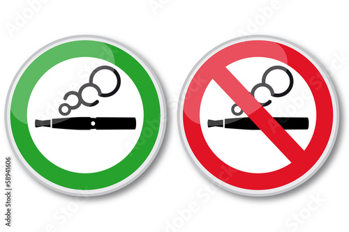 Electronic cigarette - Signs